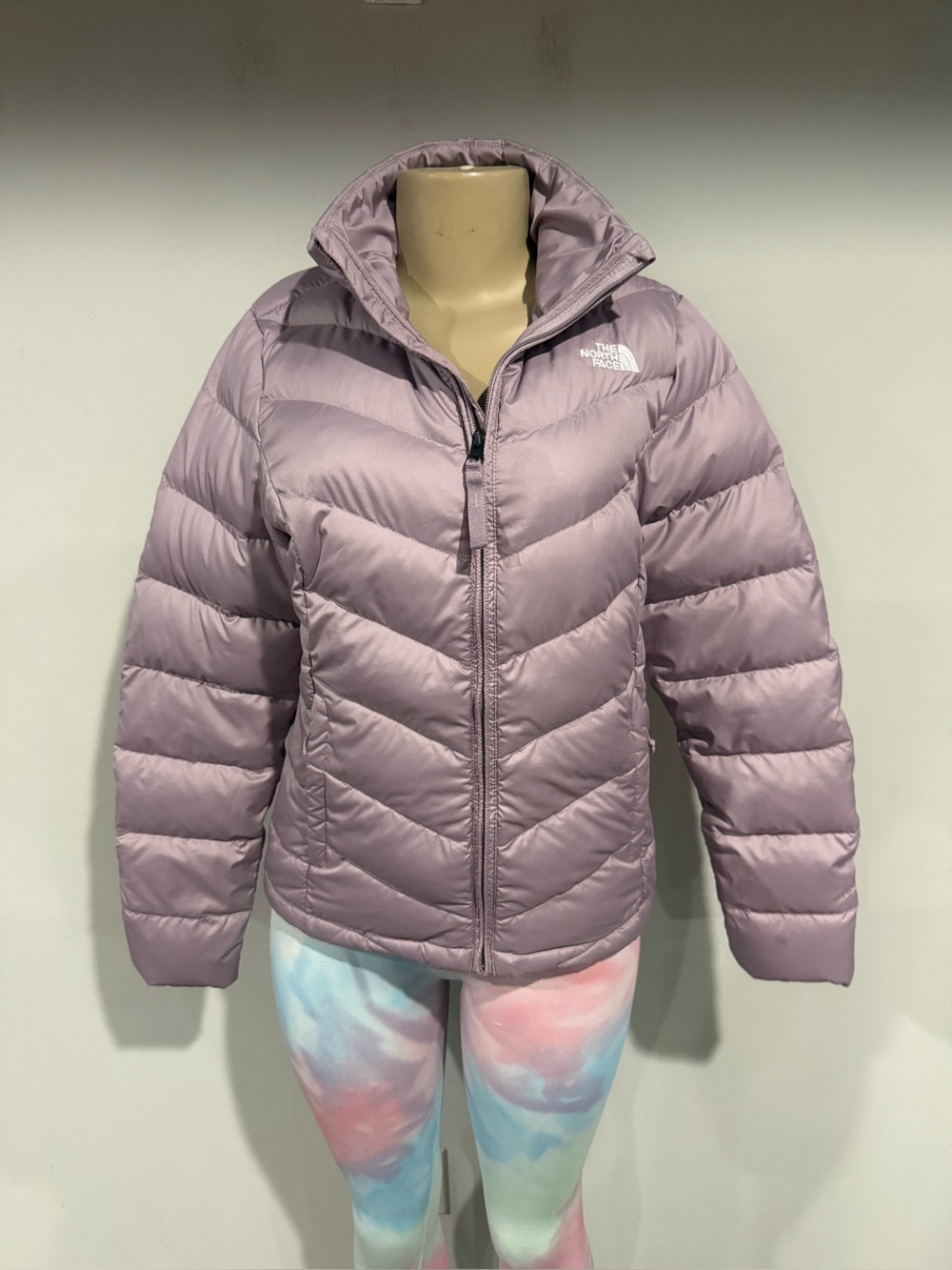 the North face coat size small lilac purple women goose down puffer 550